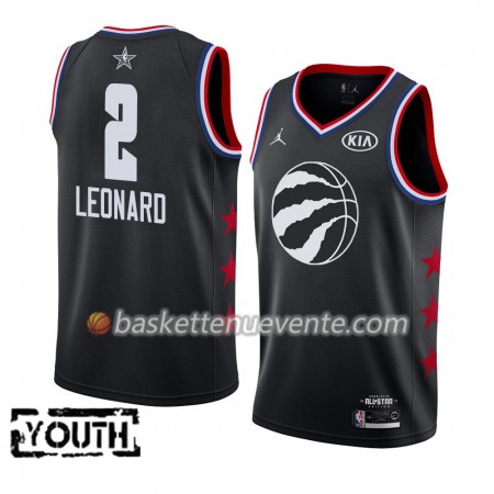 Maillot Basket Toronto Raptors Kawhi Leonard 2 2019 All-Star Jordan Brand Noir Swingman - Enfant